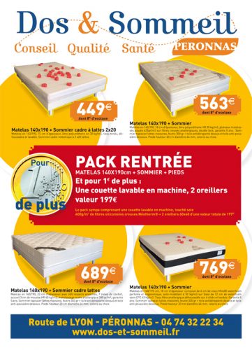 Magasin literie Bourg en Bresse Dos & Sommeil