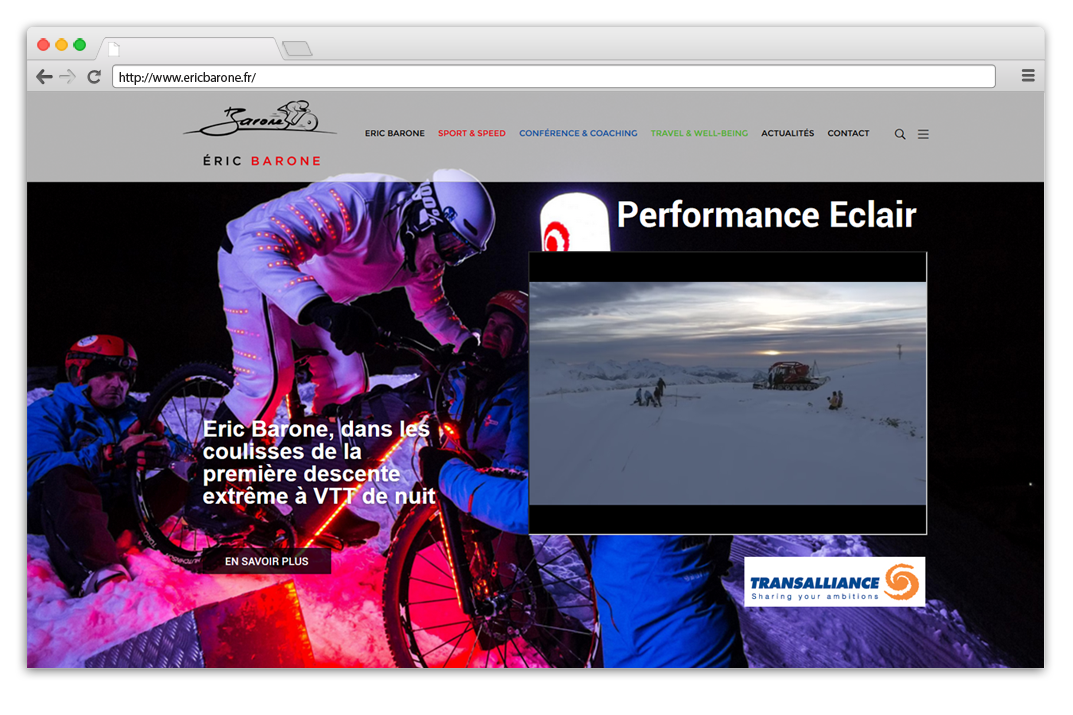 Création site internet Eric Barone