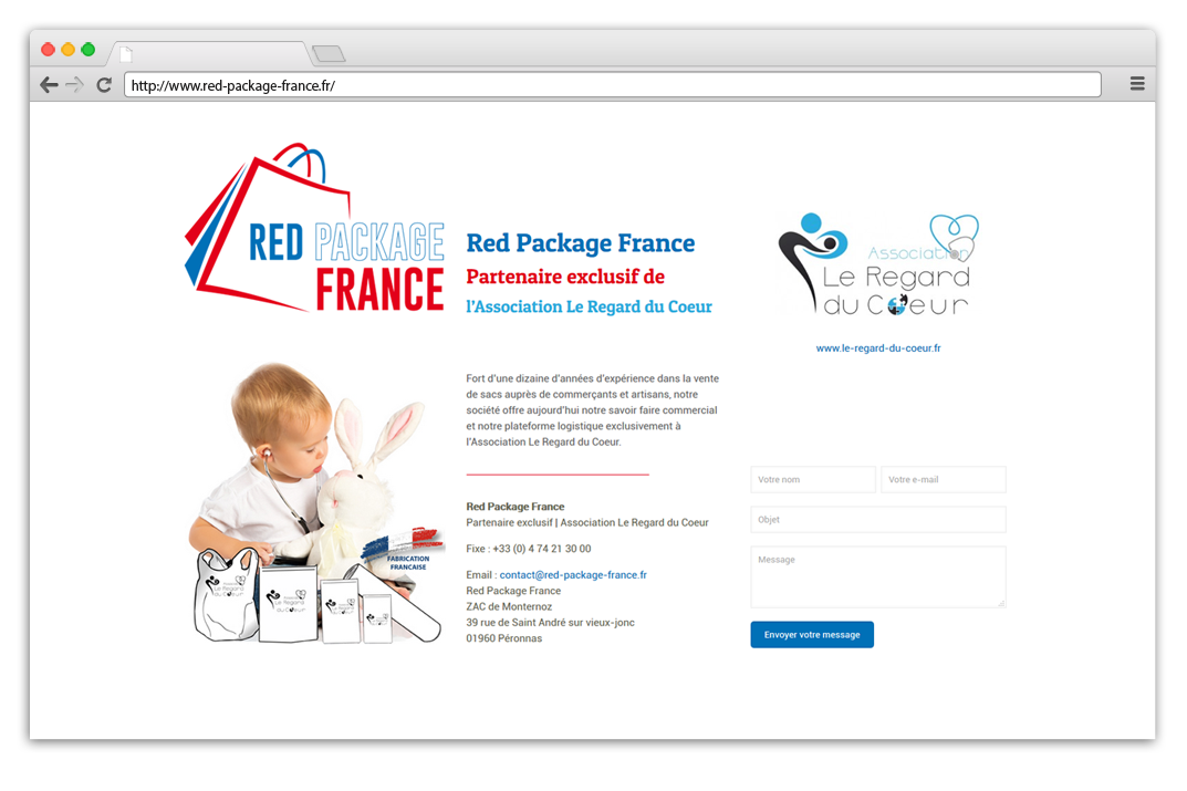 Création site internet Red Package France 