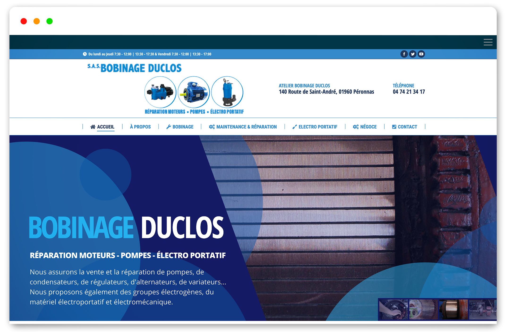 Création site internet APRZ expert comptable bourg en bresse