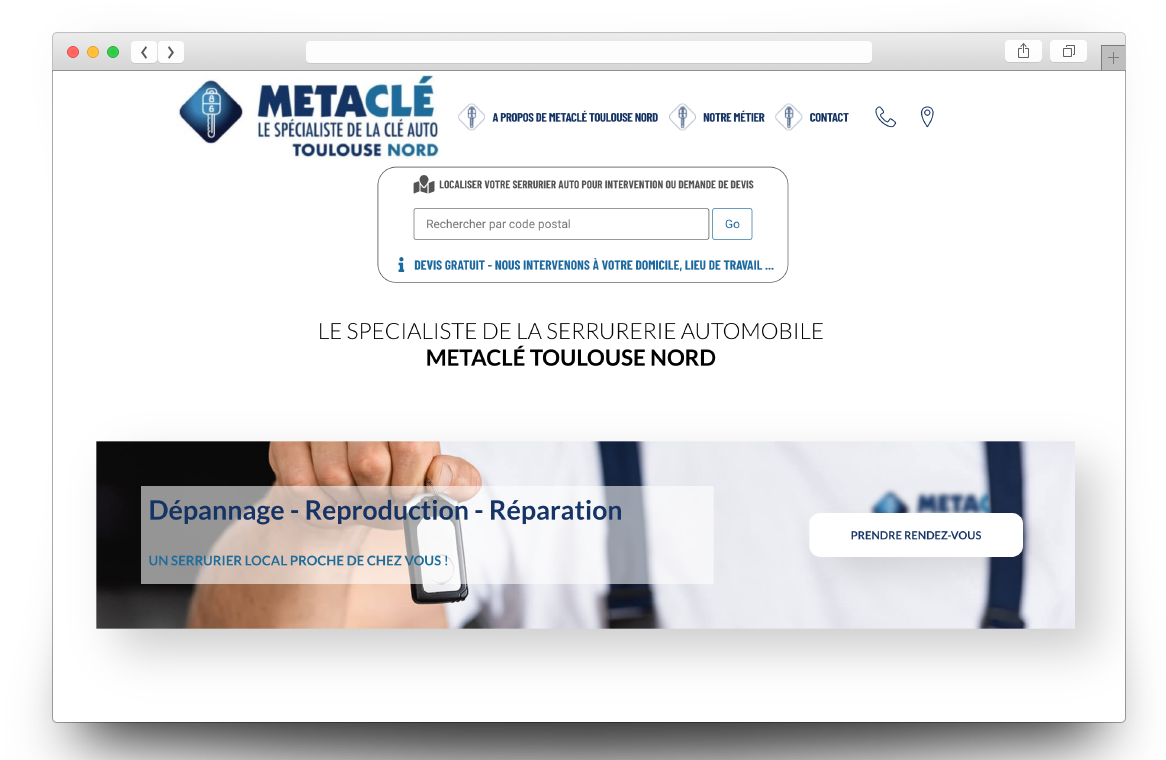 Metaclé Toulouse Nord | Le spécialiste de la serrurerie automobile