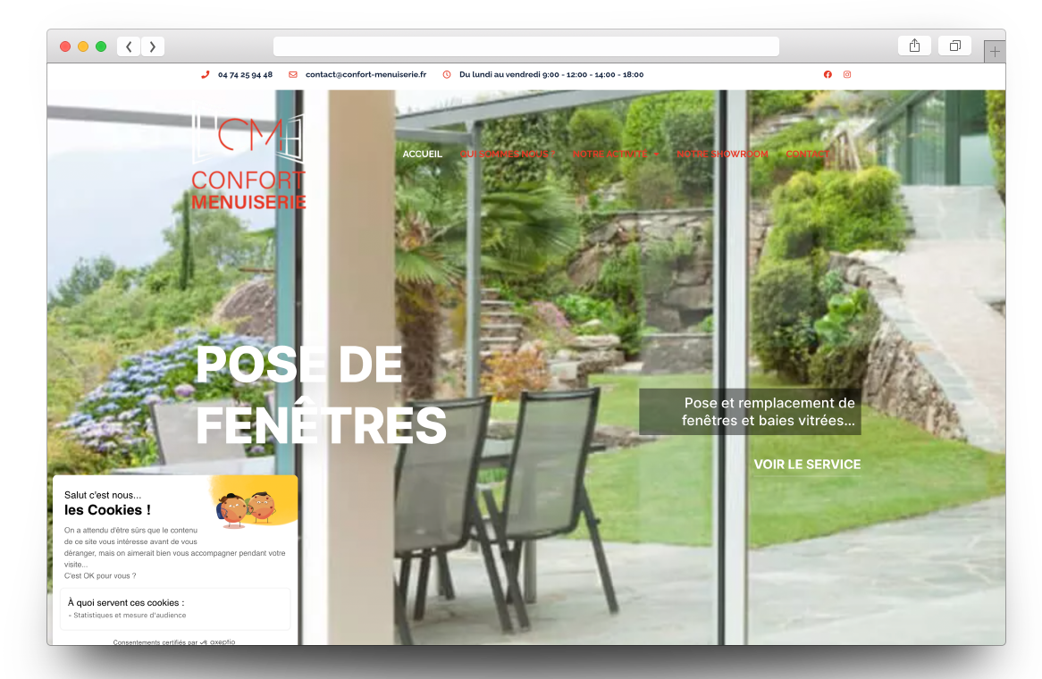 Confort Menuiserie | Menuiserie intérieure & Extérieure