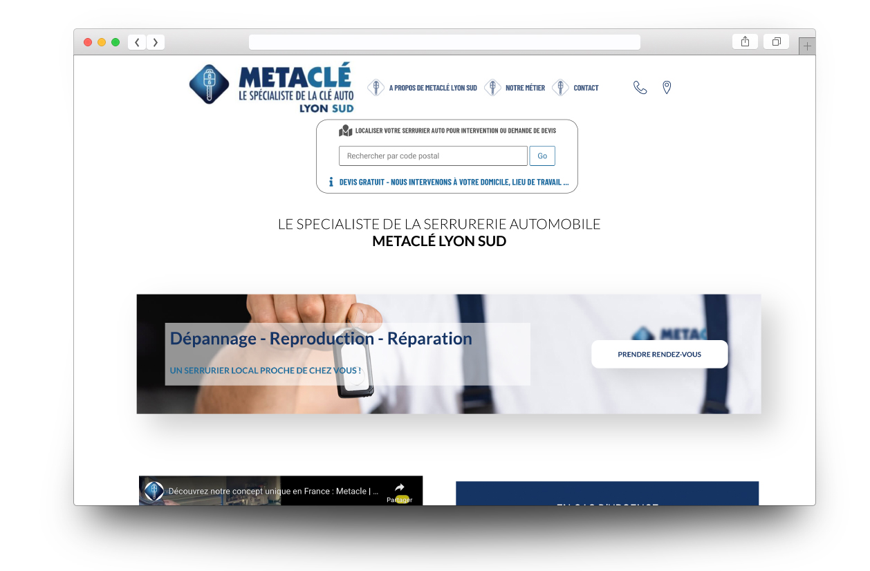 Metaclé Lyon Sud | Le spécialiste de la serrurerie automobile