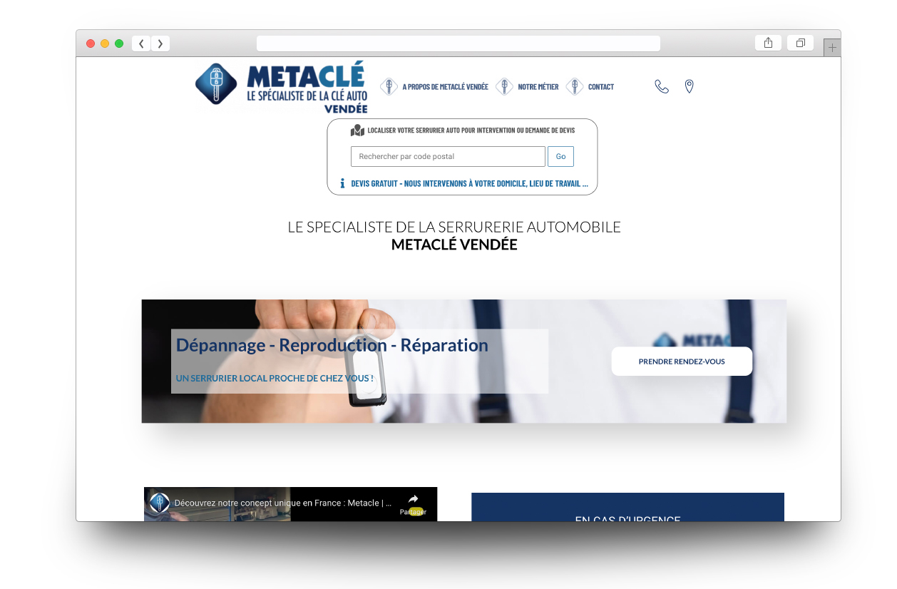 Metaclé Vendée | Le spécialiste de la serrurerie automobile
