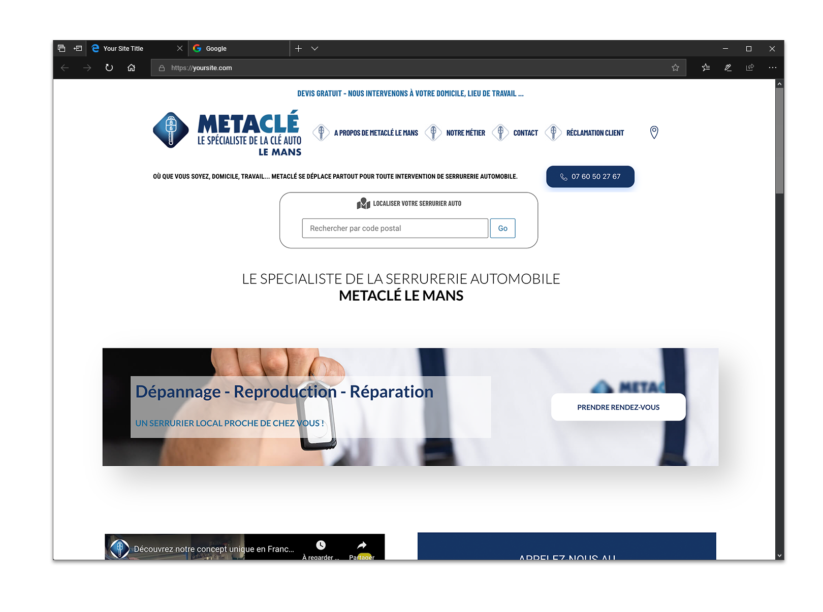 Metaclé Le Mans | Le spécialiste de la serrurerie automobile
